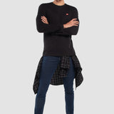Playera Slim Negro para Hombre - Champion