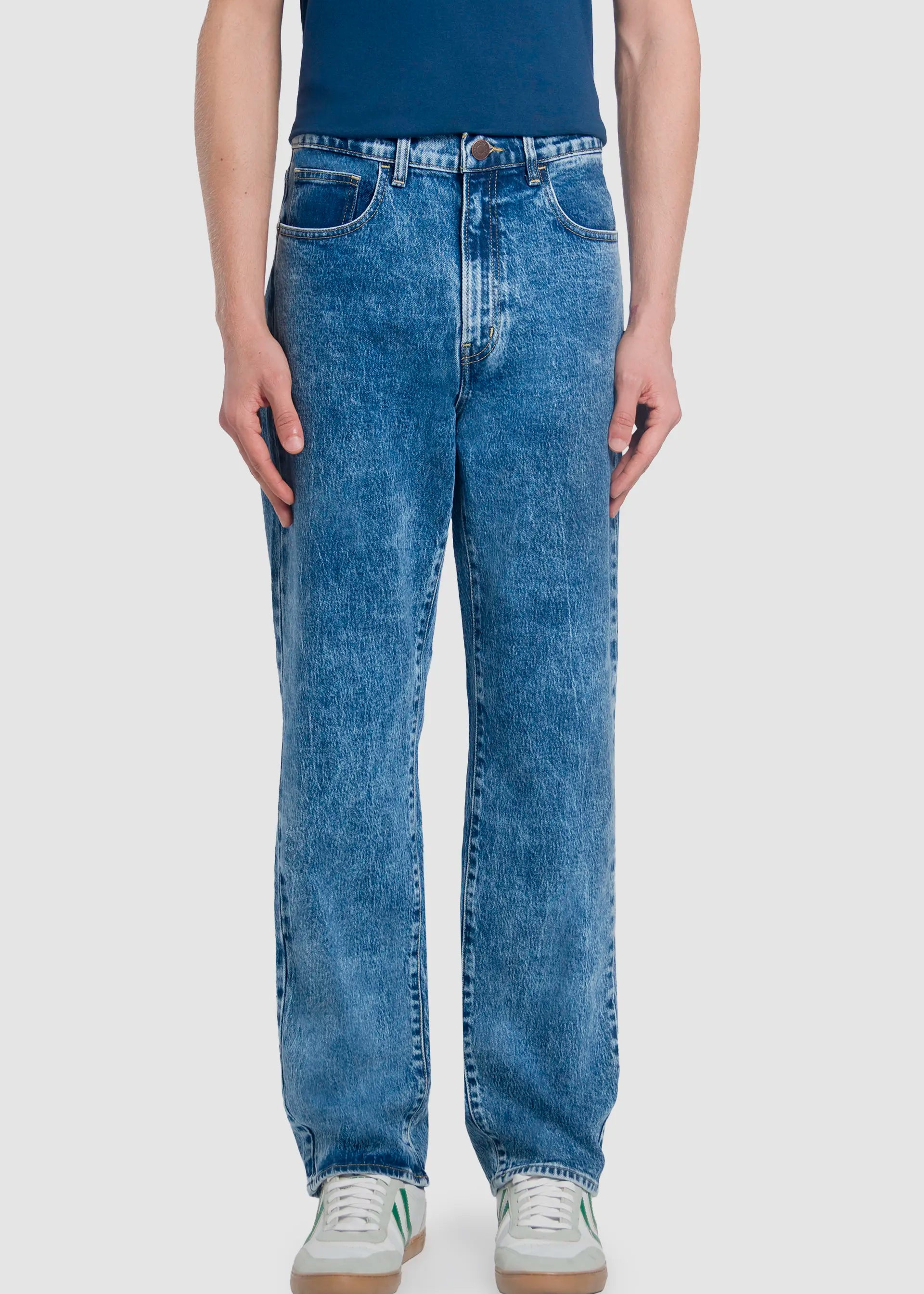 Jeans Hombre Mezclilla Confort Croster Baggy Barcelona Oggi