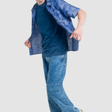 Jeans Baggy Azul Claro para Hombre - Croster