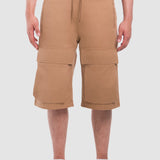 Bermuda Cargo Relaxed Khaki para Hombre