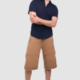 Bermuda Cargo Relaxed Khaki para Hombre