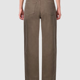 Jeans Amplio Olivo para Mujer - Happiness