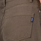 Jeans Amplio Olivo para Mujer - Happiness