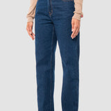 Jeans Loose Azul para Mujer - Happiness