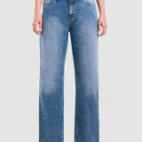 Jeans Loose Azul para Mujer - Happiness