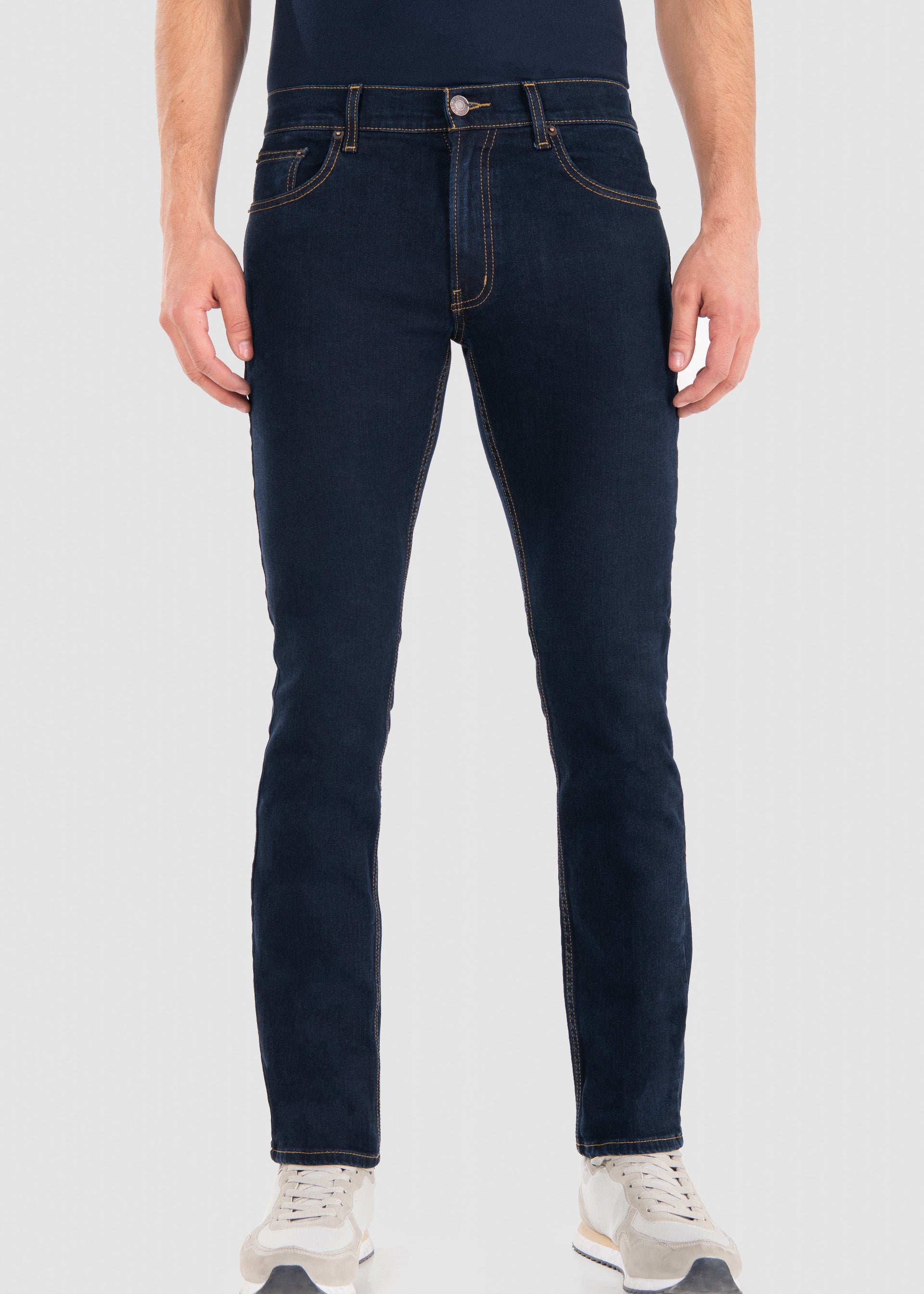 Jeans Hombre Mezclilla Confort Iron Slim Avatar Oggi