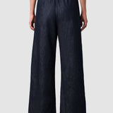 Jeans Wide Leg Azul Oscuro para Mujer