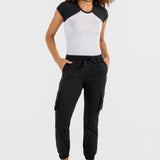 Joggers Moda Cargo Mujer Gabardina Stretch Slim Oggi
