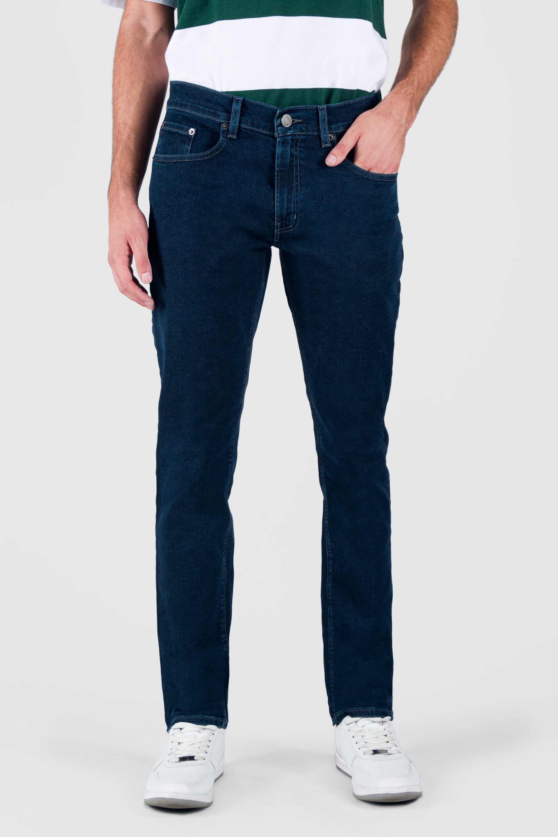 Jeans Slim Azul Oscuro para Hombre Perfectos en Toda Ocasión