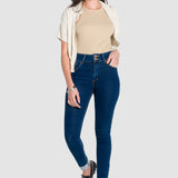 Jeans Mujer Mezclilla Stretch Katia Súper Skinny Satin Oggi