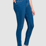 Jeans Mujer Mezclilla Stretch Katia Súper Skinny Satin Oggi