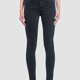 Jeans Mujer Mezclilla Stretch Katia Súper Skinny Ibiza Black Oggi