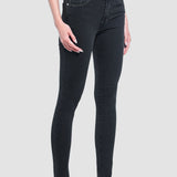 Jeans Mujer Mezclilla Stretch Katia Súper Skinny Ibiza Black Oggi