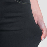 Jeans Mujer Mezclilla Stretch Katia Súper Skinny Ibiza Black Oggi