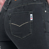 Jeans Mujer Mezclilla Stretch Katia Súper Skinny Ibiza Black Oggi