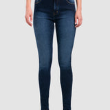 Jeans Súper Skinny Azul Oscuro para Mujer - Katia