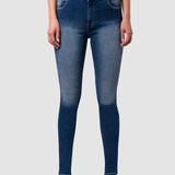 Jeans Súper Skinny Azul para Mujer - Katia