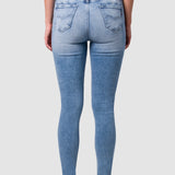 Jeans Súper Skinny Azul Claro para Mujer - Katia
