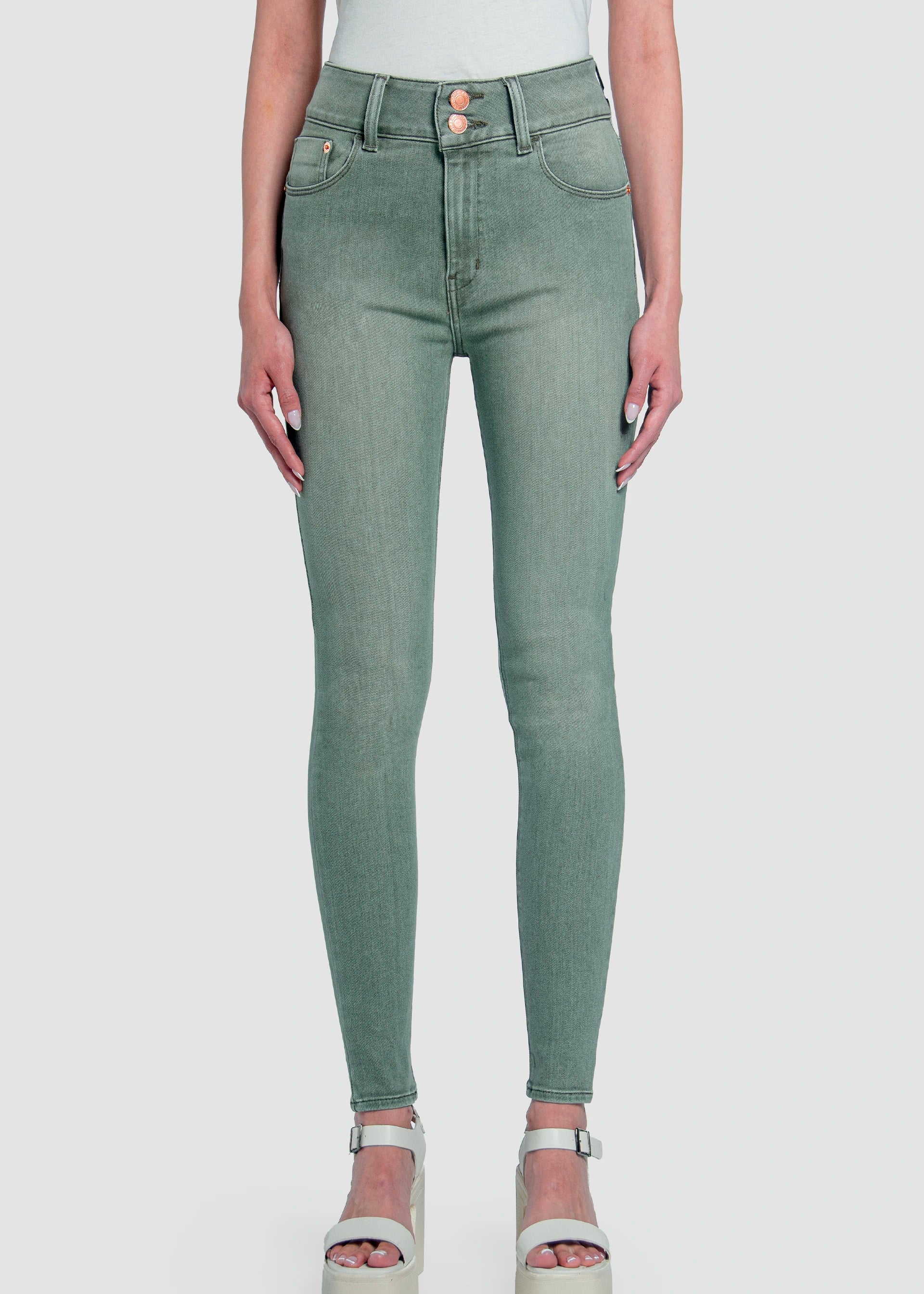 Jeans Mujer Mezclilla Stretch Katia Súper Skinny Jaffa Oggi