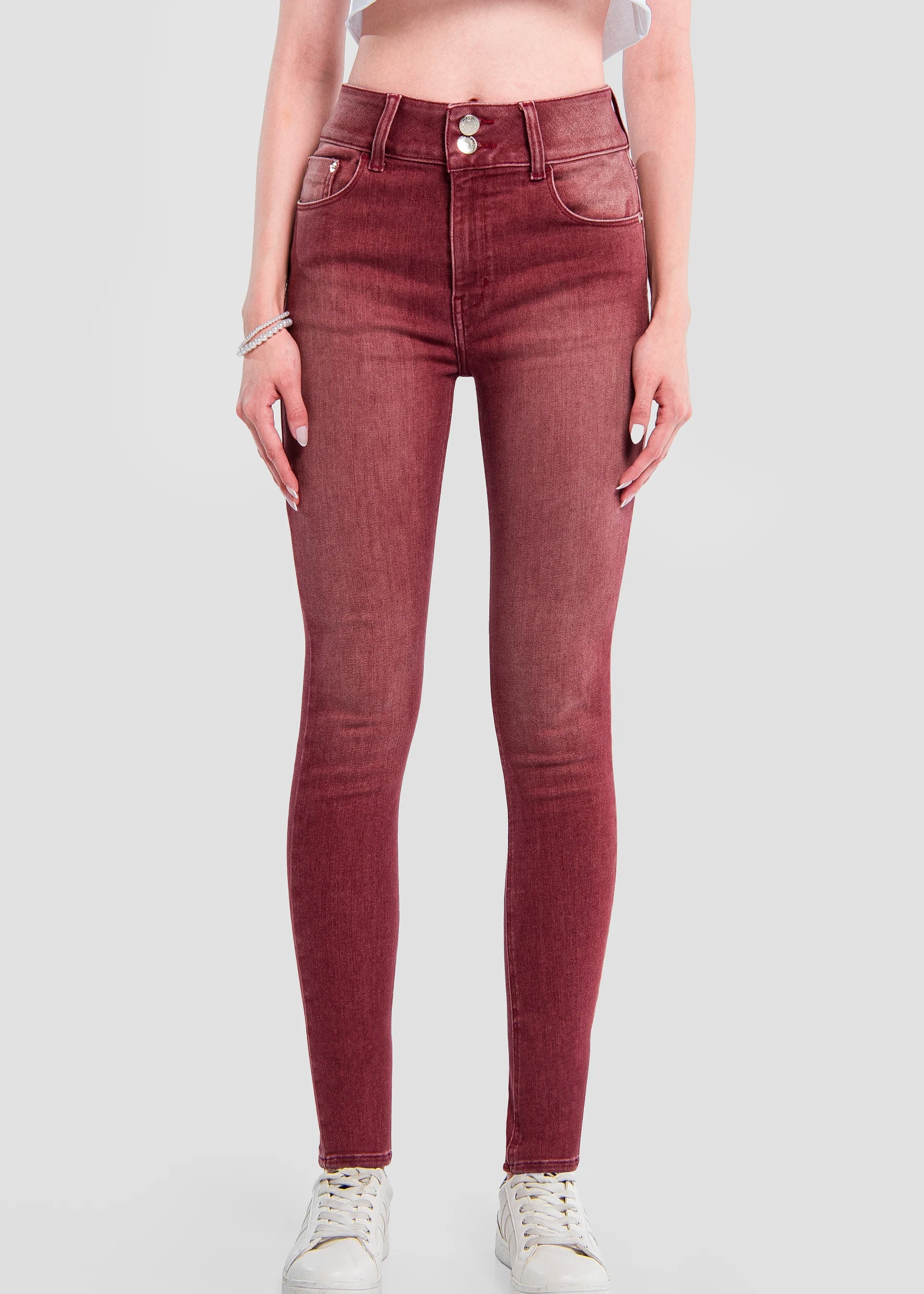 Jeans Mujer Mezclilla Stretch Katia Súper Skinny Jaffa Oggi