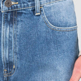Jeans Relaxed Azul Claro para Hombre - Leader