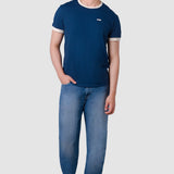 Jeans Loose Azul Claro para Hombre - Leader