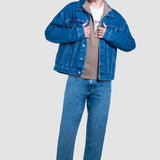Jeans Loose Azul Claro para Hombre - Leader