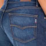 Jeans Moda Mujer Mezclilla Confort Mom Relaxed Dark Oggi