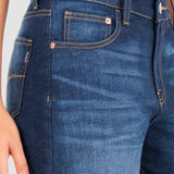 Jeans Moda Mujer Mezclilla Confort Mom Relaxed Dark Oggi