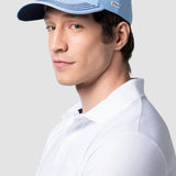 Gorra Casual Azul Claro para Hombre - Ajustable
