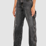 Jeans Loose Negro para Mujer – Carpintero