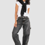 Jeans Loose Negro para Mujer – Carpintero