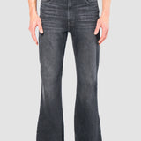 Jeans Amplio Negro para Hombre - Cintura Alta