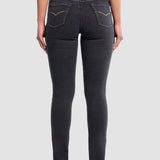 Jeans Mujer Mezclilla Stretch Passion Slim Ibiza Black Oggi