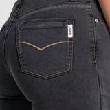 Jeans Mujer Mezclilla Stretch Passion Slim Ibiza Black Oggi