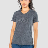 Playera Regular Negro para Mujer - Manga Corta