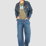 Playera Regular Olivo para Mujer - Manga Corta