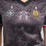 Jersey de Fútbol Tipo Polo Negro para Mujer - México