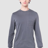 Playera Regular Oxford para Hombre - Manga Larga