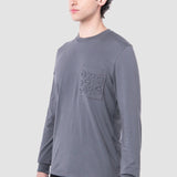 Playera Regular Oxford para Hombre - Manga Larga