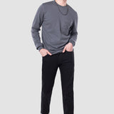 Playera Regular Oxford para Hombre - Manga Larga