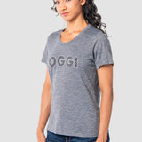 Playera Regular Gris para Mujer - Manga Corta