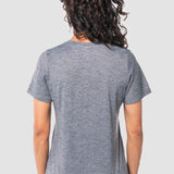 Playera Regular Gris para Mujer - Manga Corta