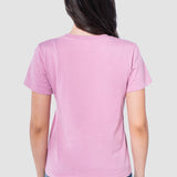 Playera Regular Lila para Mujer - Manga Corta