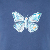Playera Regular Azul para Mujer - Manga Corta