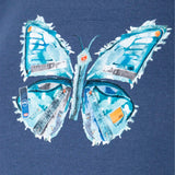 Playera Regular Azul para Mujer - Manga Corta