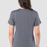 Playera Regular Gris para Mujer - Manga Corta