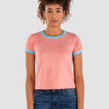 Playera Moda Mujer Manga Corta Rib Slim Oggi