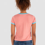 Playera Moda Mujer Manga Corta Rib Slim Oggi