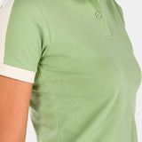 Playera Polo Mujer Manga Corta Slim Rib Oggi